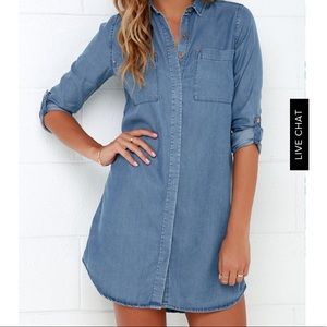 Lulus chambray dress